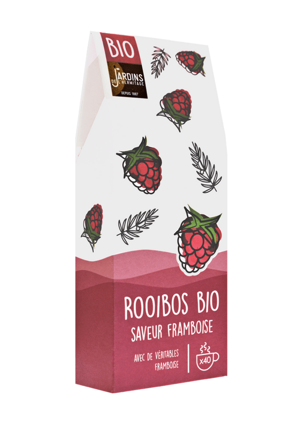 Rooibos framboise bio - Les Jardins de l'Hermitage